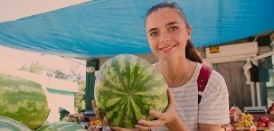 buying watermelon
