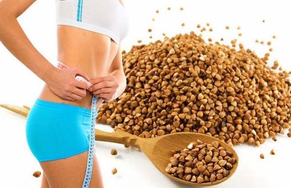 Lose weight with buckwheat diet