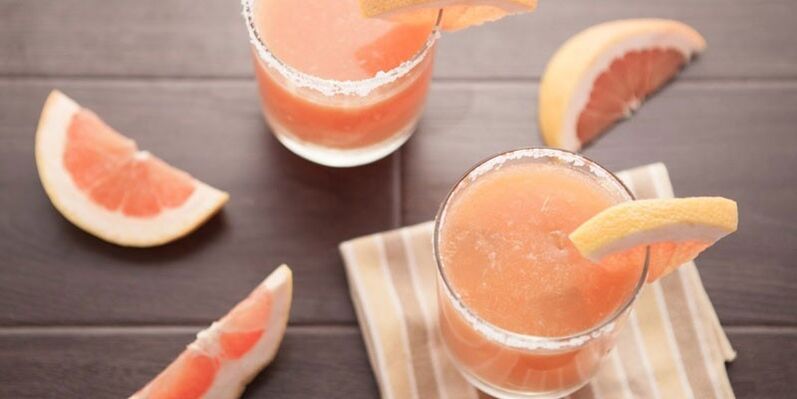 Watermelon grapefruit cocktail for weight loss